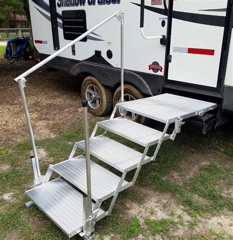 folding stairs for truck camper